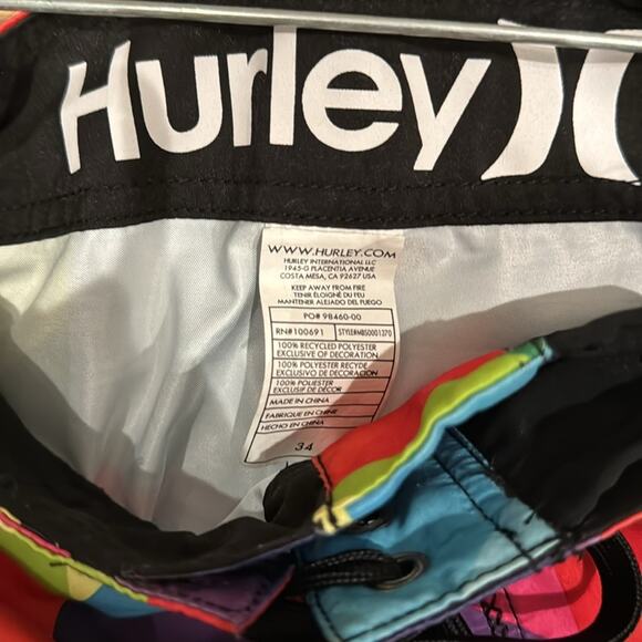 Hurley Men’s Board short/Swimsuit 34 - Picture 7 of 7
